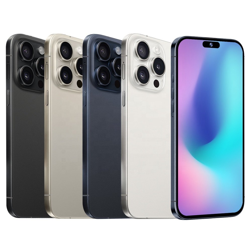 Original i15 phone 15 pro max neuf 6.7 inch 12GB + 512Gb Clone IOS smartphone 8-core celulares 15 pro max unlocked mobile phone